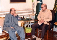 ppp co chairman asif ali zardari r and pml n president shehbaz sharif r photo file