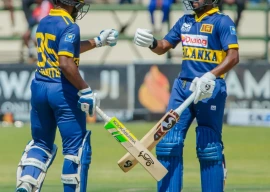 sri lanka down zimbabwe in first odi sri lanka down zimbabwe in first odi