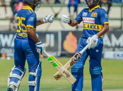 sri lanka down zimbabwe in first odi sri lanka down zimbabwe in first odi