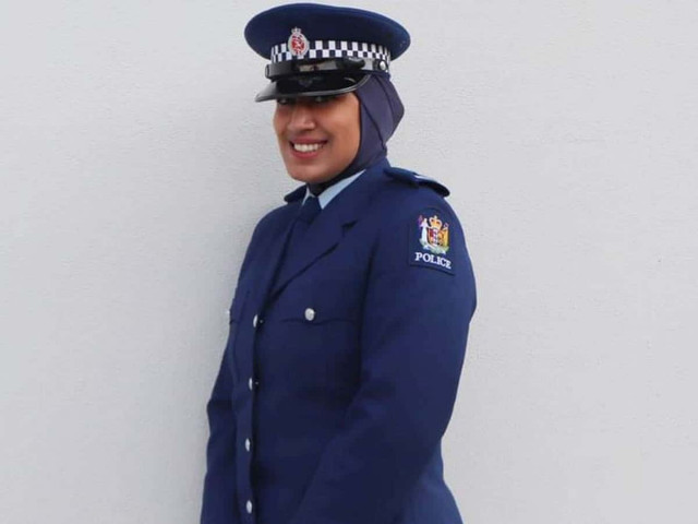 in a first new zealand police constable dons hijab as part of uniform in a first new zealand police constable dons hijab as part of uniform
