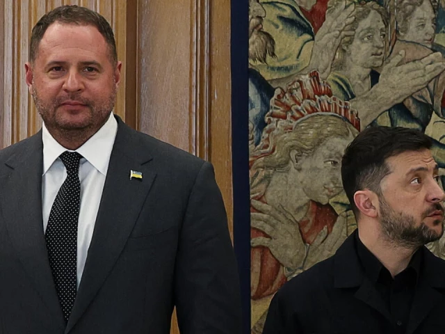 ukrainian president volodymyr zelensky and his top aide andriy yermak photo afp file ukrainian president volodymyr zelensky and his top aide andriy yermak photo afp file