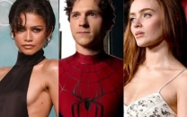 zendaya and tom holland reunite with sadie sink for spider man brand new day promotions