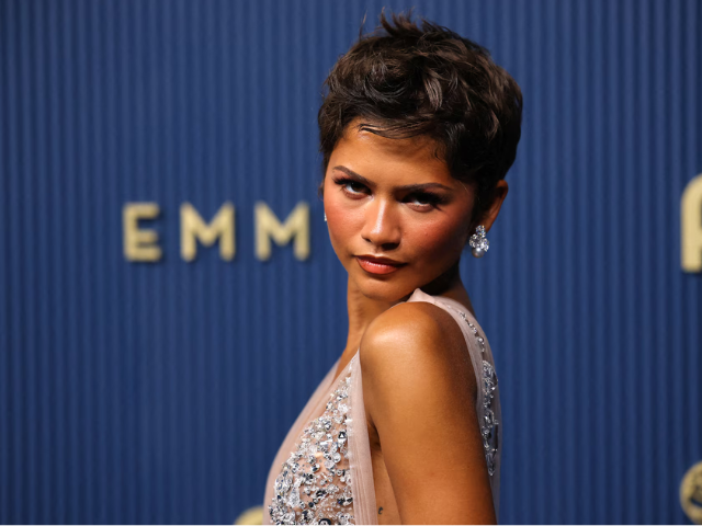Zendaya at the Emmys. PHOTO: Reuters