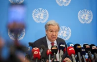 united nations secretary general antonio guterres attends a press conference following a meeting with cyprus president and greek cypriot leader nikos christodoulides and turkish cypriot leader tufan erhurman at a un compound in the nicosia airport area reuters united nations secretary general antonio guterres attends a press conference following a meeting with cyprus president and greek cypriot leader nikos christodoulides and turkish cypriot leader tufan erhurman at a un compound in the nicosia airport area reuters