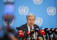 united nations secretary general antonio guterres attends a press conference following a meeting with cyprus president and greek cypriot leader nikos christodoulides and turkish cypriot leader tufan erhurman at a un compound in the nicosia airport area reuters united nations secretary general antonio guterres attends a press conference following a meeting with cyprus president and greek cypriot leader nikos christodoulides and turkish cypriot leader tufan erhurman at a un compound in the nicosia airport area reuters