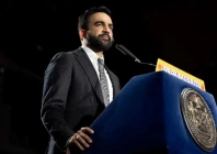 mayor zohran mamdani delivers his 100 days address a speech dedicated to outline the progress made on his core campaign promises since taking office in queens new york city us april 12 2026 reuters