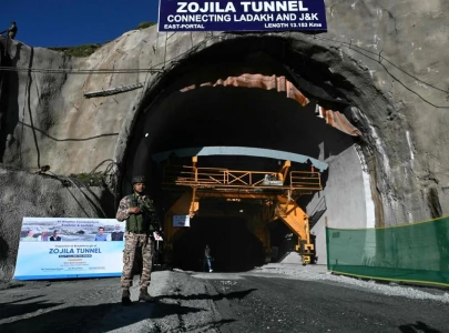 india breaks through himalayan tunnel to china border zone