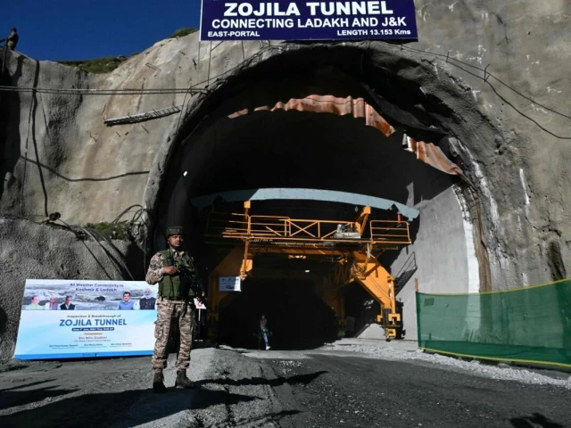 India breaks through Himalayan tunnel to China border zone