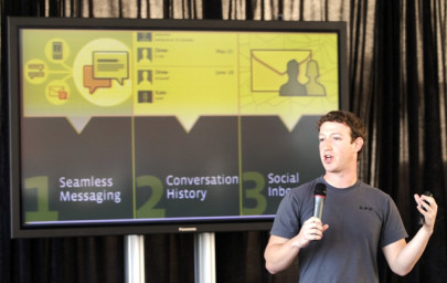 zuckerberg announces new messaging system for facebook users