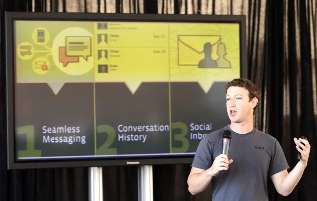 zuckerberg announces new messaging system for facebook users zuckerberg announces new messaging system for facebook users