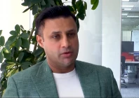 pti spokesperson zulfikar bukhari while giving an interview to reuters screengrab